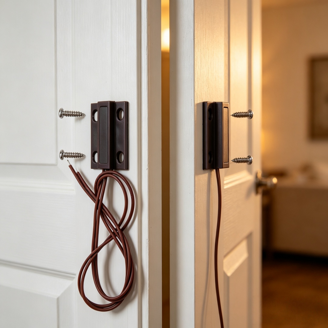 Sim Gsm Alarm - MC-38A Magnetische schakelaar Bedrade deur-raamsensordetector Magnetische