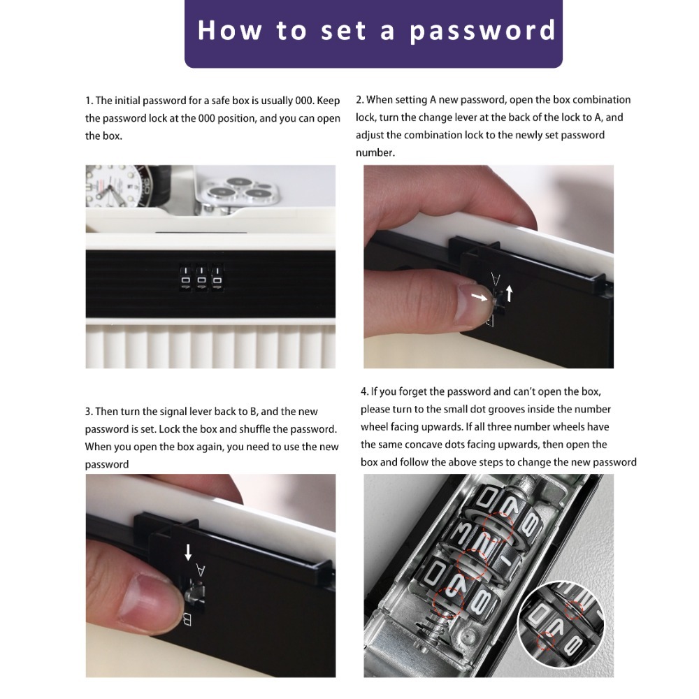 Afsluitbare kluis met wachtwoo - Home Security Box recensie en prijs